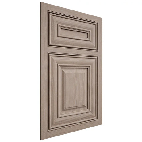 Shiloh Cabinetry Beaded Inset Bradford White Oak Plain Cut Whitewash Door