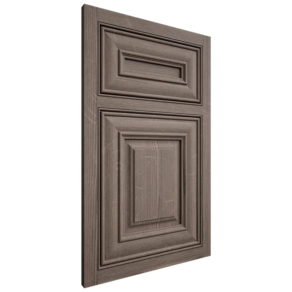 Shiloh Cabinetry Beaded Inset Bradford White Oak Quarter Sawn Clay Door