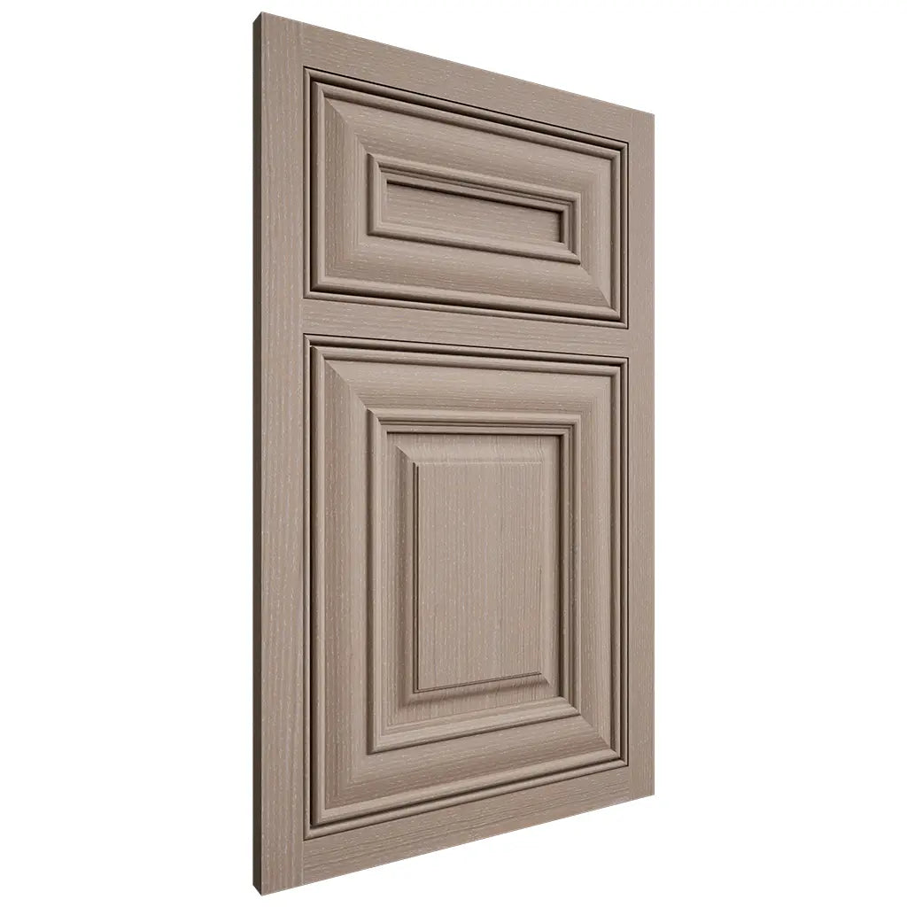 Shiloh Cabinetry Beaded Inset Bradford White Oak Quarter Sawn Whitewash Door
