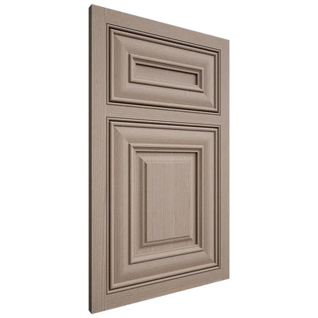 Shiloh Cabinetry Beaded Inset Bradford White Oak Quarter Sawn Whitewash Door