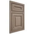 Shiloh Cabinetry Beaded Inset Bradford White Oak Rift Cut Almond Door