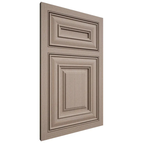 Shiloh Cabinetry Beaded Inset Bradford White Oak Rift Cut Whitewash Door