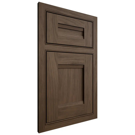 Shiloh Cabinetry Beaded Inset Bristol Alder Plain Cut Caviar Door