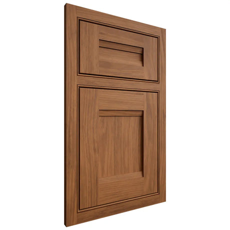 Shiloh Cabinetry Beaded Inset Bristol Cherry Plain Cut Coffee Door