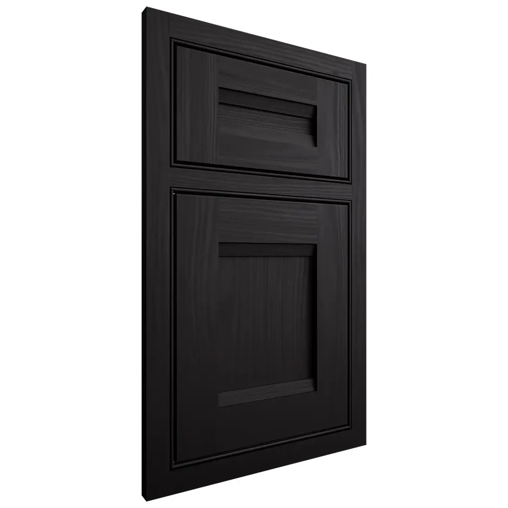 Shiloh Cabinetry Beaded Inset Bristol Cherry Plain Cut Espresso Door