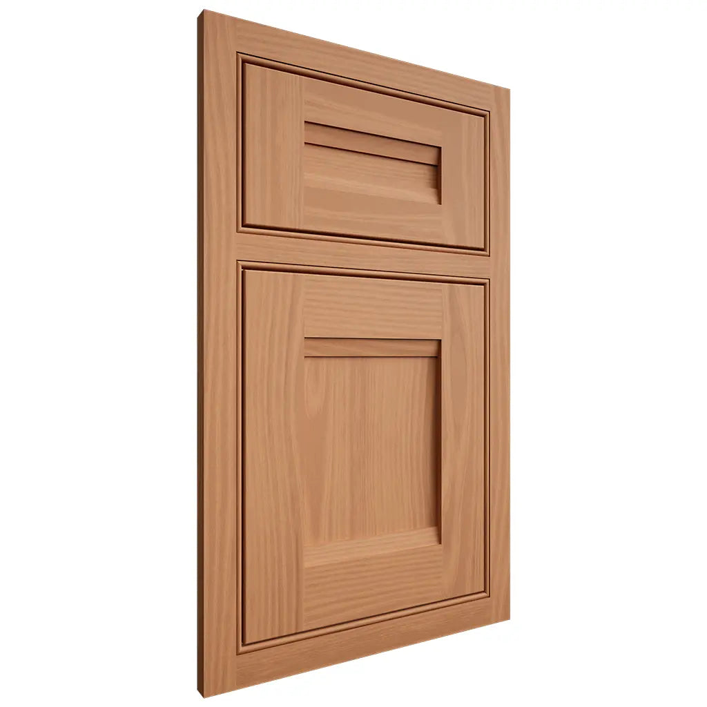 Shiloh Cabinetry Beaded Inset Bristol Cherry Plain Cut Natural Door