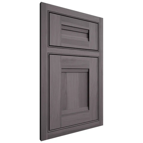 Shiloh Cabinetry Beaded Inset Bristol Hickory Plain Cut Cadet Door