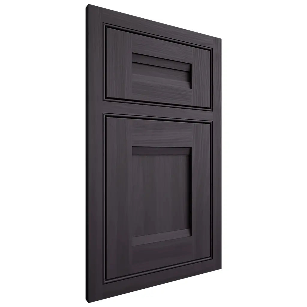 Shiloh Cabinetry Beaded Inset Bristol Hickory Plain Cut Harbor Door