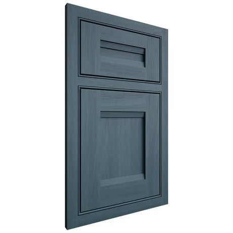 Shiloh Cabinetry Beaded Inset Bristol Hickory Plain Cut Hudson Door