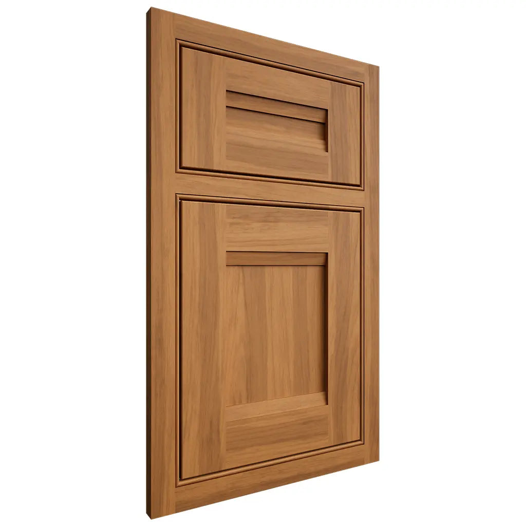 Shiloh Cabinetry Beaded Inset Bristol Hickory Plain Cut Medium Door