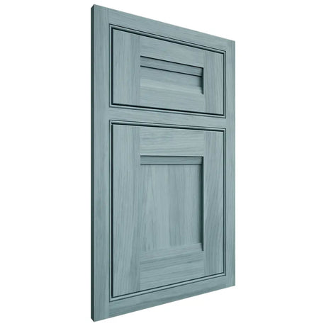Shiloh Cabinetry Beaded Inset Bristol Hickory Plain Cut Sky Door