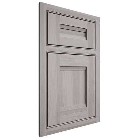 Shiloh Cabinetry Beaded Inset Bristol Hickory Plain Cut Stratus Door
