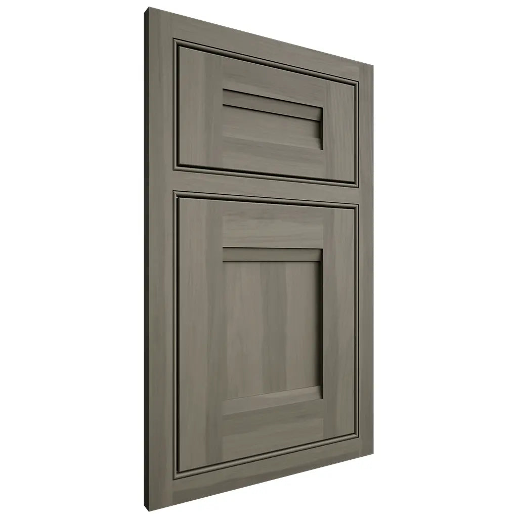 Shiloh Cabinetry Beaded Inset Bristol Hickory Plain Cut Thyme Door