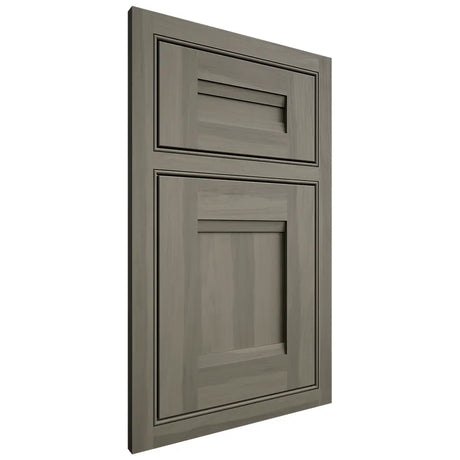 Shiloh Cabinetry Beaded Inset Bristol Hickory Plain Cut Thyme Door