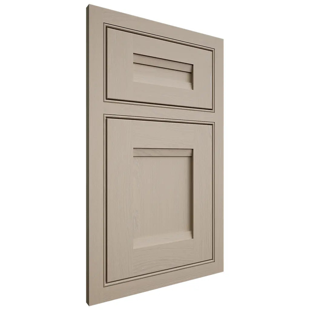 Shiloh Cabinetry Beaded Inset Bristol Maple Plain Cut Pebble Door