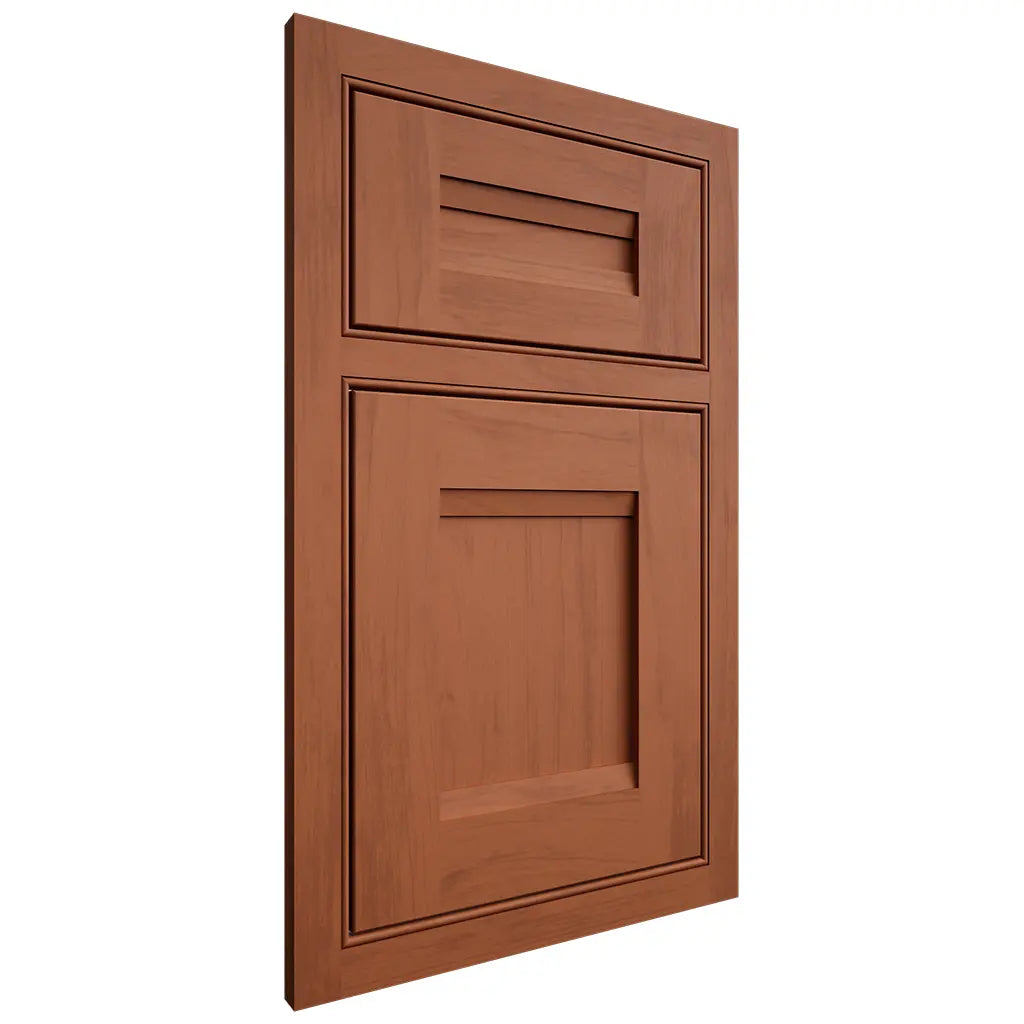 Shiloh Cabinetry Beaded Inset Bristol Maple Plain Cut Spice Door