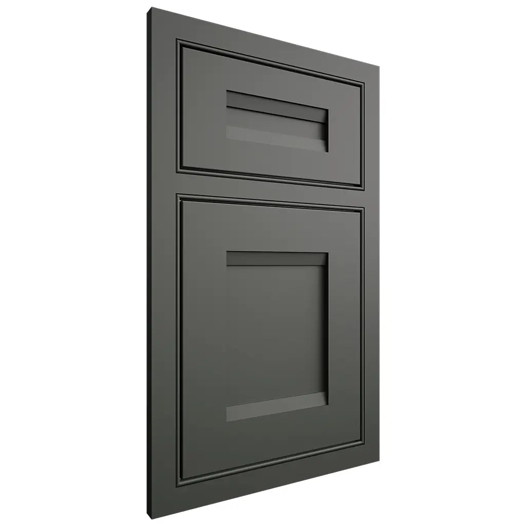 Shiloh Cabinetry Beaded Inset Bristol Paintable Pewter Green Door