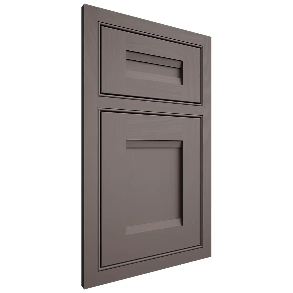 Shiloh Cabinetry Beaded Inset Bristol Poplar Plain Cut Heatherstone Door