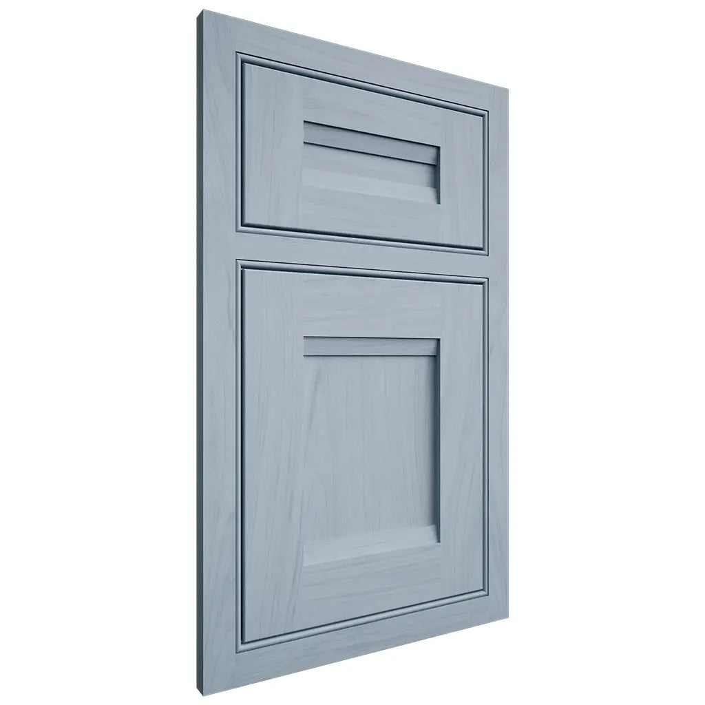 Shiloh Cabinetry Beaded Inset Bristol Poplar Plain Cut Sky Door