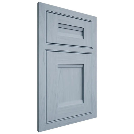 Shiloh Cabinetry Beaded Inset Bristol Poplar Plain Cut Sky Door