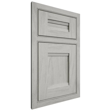 Shiloh Cabinetry Beaded Inset Bristol Poplar Plain Cut Stratus Door