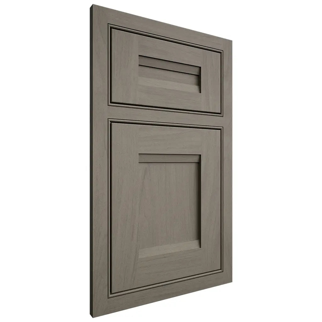 Shiloh Cabinetry Beaded Inset Bristol Poplar Plain Cut Thyme Door