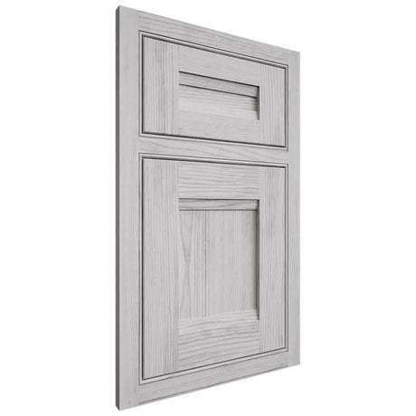 Shiloh Cabinetry Beaded Inset Bristol Walnut Plain Cut Stratus Door