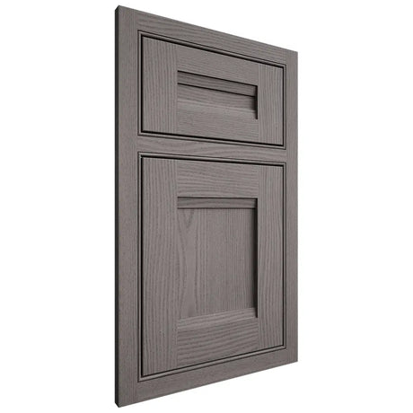 Shiloh Cabinetry Beaded Inset Bristol White Oak Plain Cut Flagstone Door