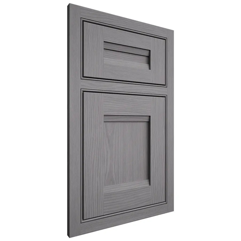 Shiloh Cabinetry Beaded Inset Bristol White Oak Plain Cut Sterling Door