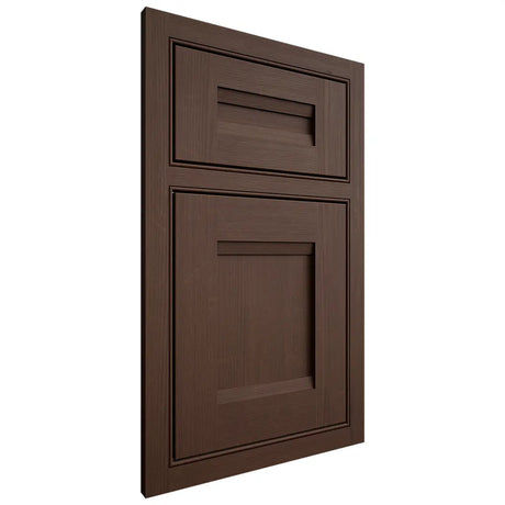 Shiloh Cabinetry Beaded Inset Bristol White Oak Quarter Sawn Braun Door