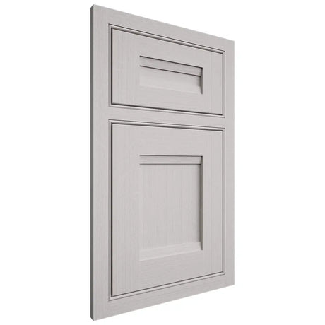 Shiloh Cabinetry Beaded Inset Bristol White Oak Quarter Sawn Cotton Door
