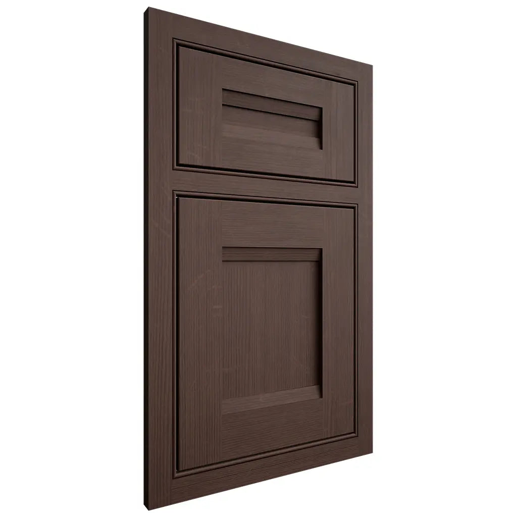 Shiloh Cabinetry Beaded Inset Bristol White Oak Quarter Sawn Dusk Door