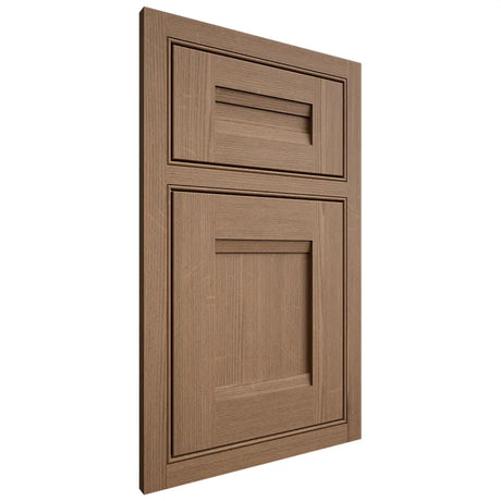 Shiloh Cabinetry Beaded Inset Bristol White Oak Quarter Sawn Medium Door