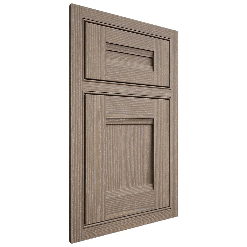 Shiloh Cabinetry Beaded Inset Bristol White Oak Rift Cut Almond Door
