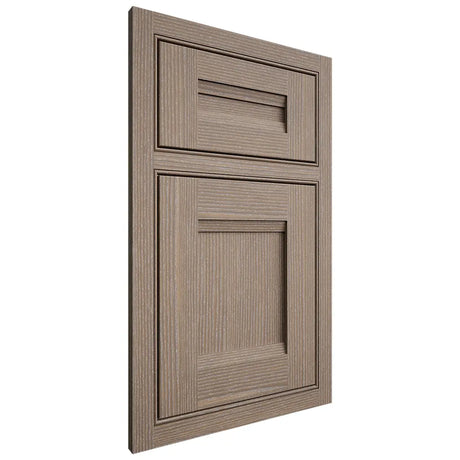 Shiloh Cabinetry Beaded Inset Bristol White Oak Rift Cut Almond Door