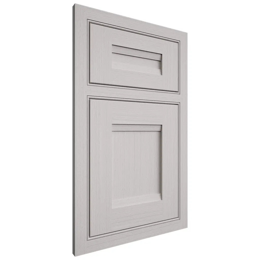 Shiloh Cabinetry Beaded Inset Bristol White Oak Rift Cut Cotton Door