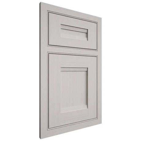 Shiloh Cabinetry Beaded Inset Bristol White Oak Rift Cut Cotton Door