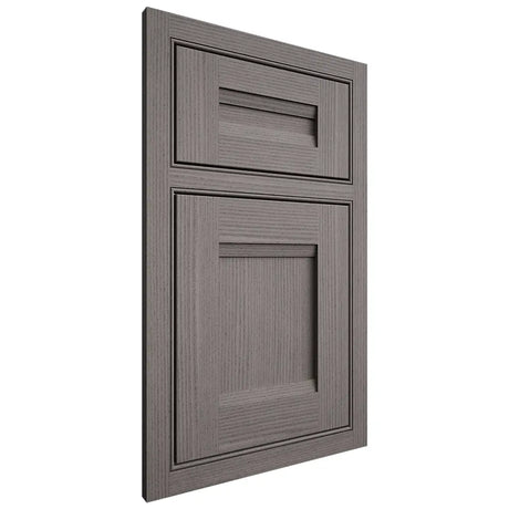 Shiloh Cabinetry Beaded Inset Bristol White Oak Rift Cut Flagstone Door