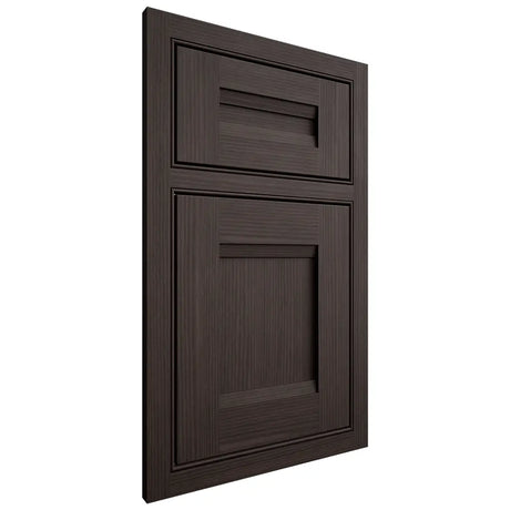 Shiloh Cabinetry Beaded Inset Bristol White Oak Rift Cut Morel Door