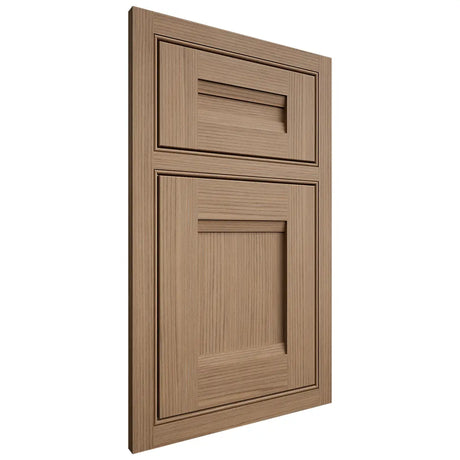Shiloh Cabinetry Beaded Inset Bristol White Oak Rift Cut Natural Door