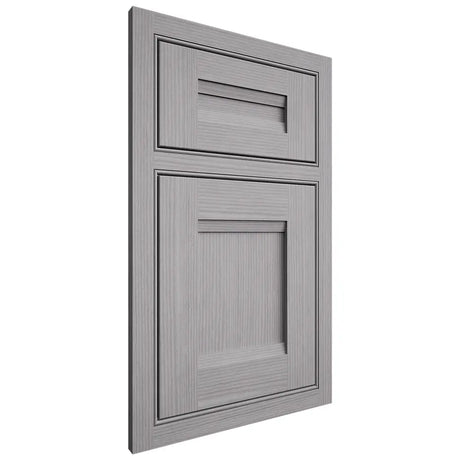 Shiloh Cabinetry Beaded Inset Bristol White Oak Rift Cut Stratus Door