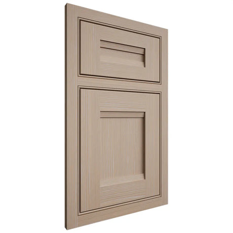 Shiloh Cabinetry Beaded Inset Bristol White Oak Rift Cut Straw Door