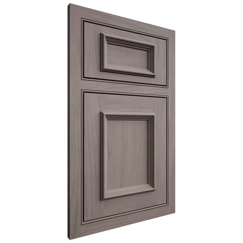 Shiloh Cabinetry Beaded Inset Charleston Alder Plain Cut Stonehenge Door
