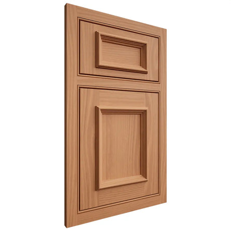 Shiloh Cabinetry Beaded Inset Charleston Cherry Plain Cut Natural Door