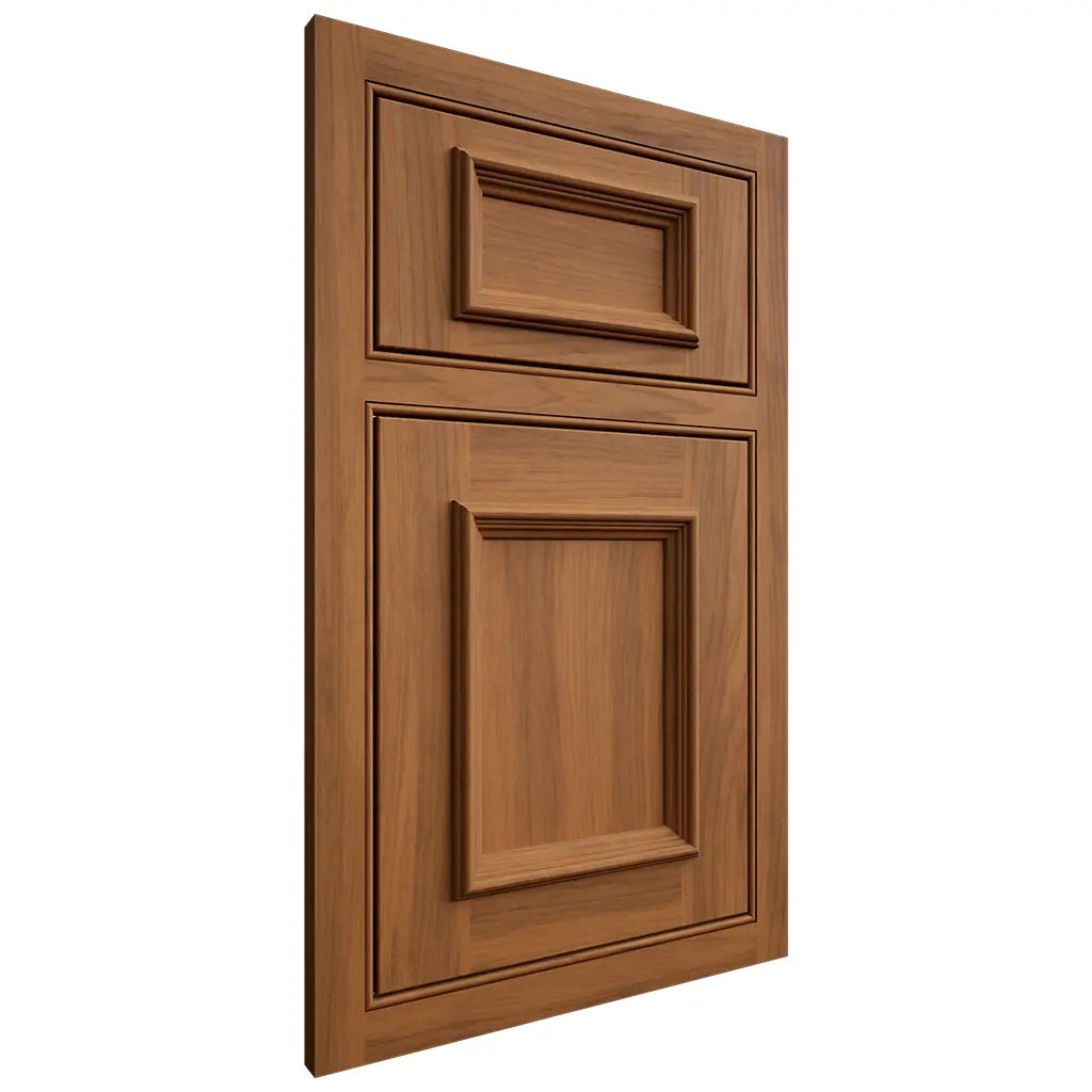 Shiloh Cabinetry Beaded Inset Charleston Hickory Plain Cut Chestnut Door