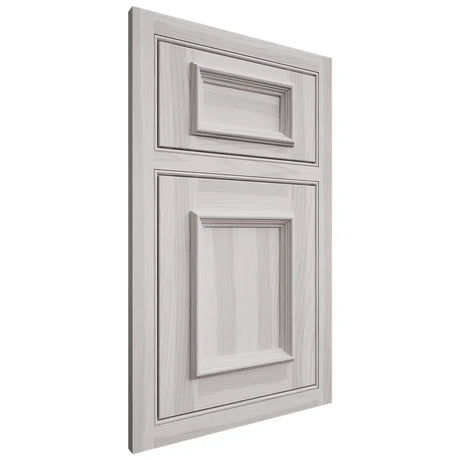 Shiloh Cabinetry Beaded Inset Charleston Hickory Plain Cut Cotton Door