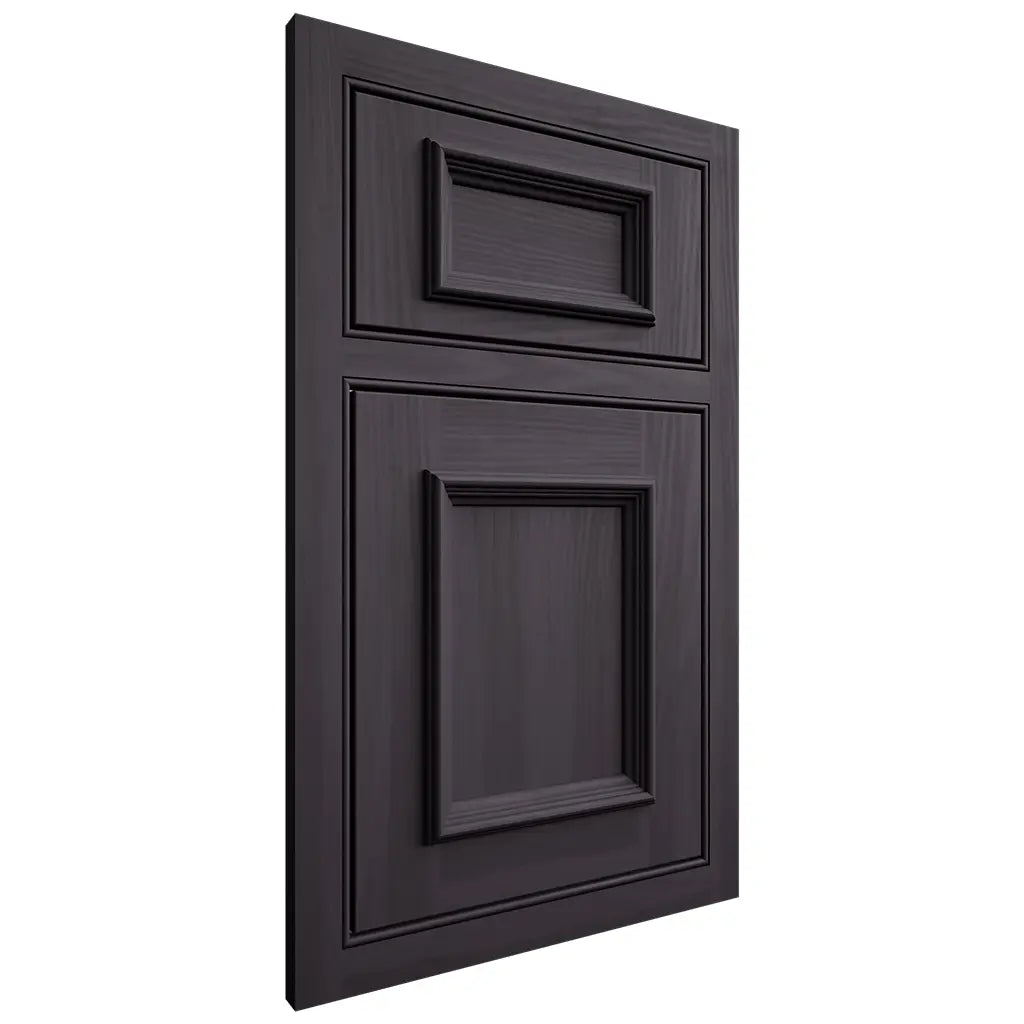 Shiloh Cabinetry Beaded Inset Charleston Hickory Plain Cut Harbor Door