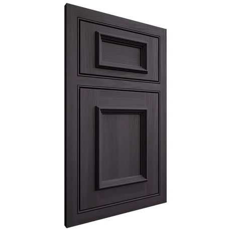 Shiloh Cabinetry Beaded Inset Charleston Hickory Plain Cut Harbor Door