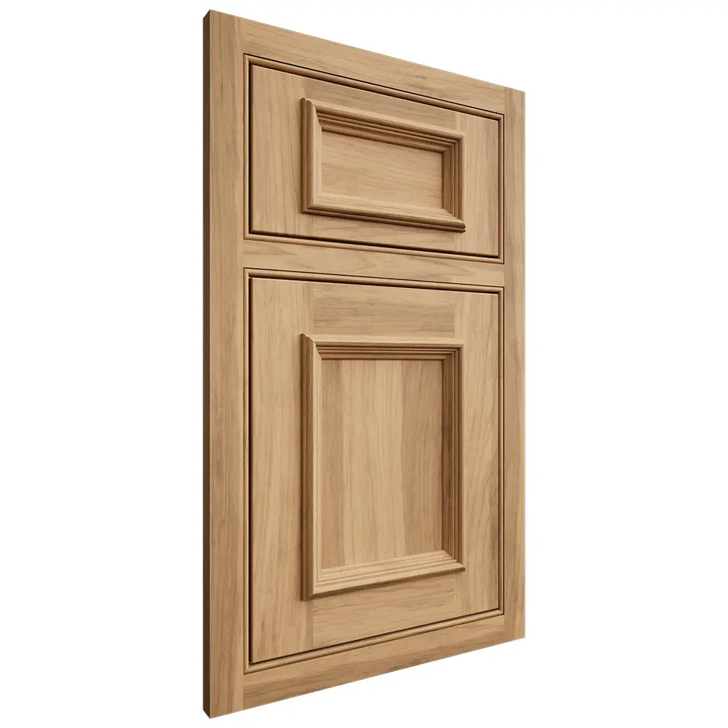 Shiloh Cabinetry Beaded Inset Charleston Hickory Plain Cut Natural Door