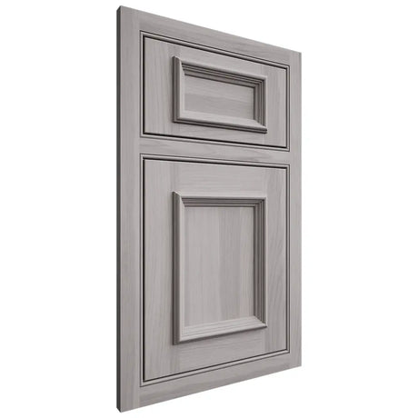 Shiloh Cabinetry Beaded Inset Charleston Hickory Plain Cut Stratus Door
